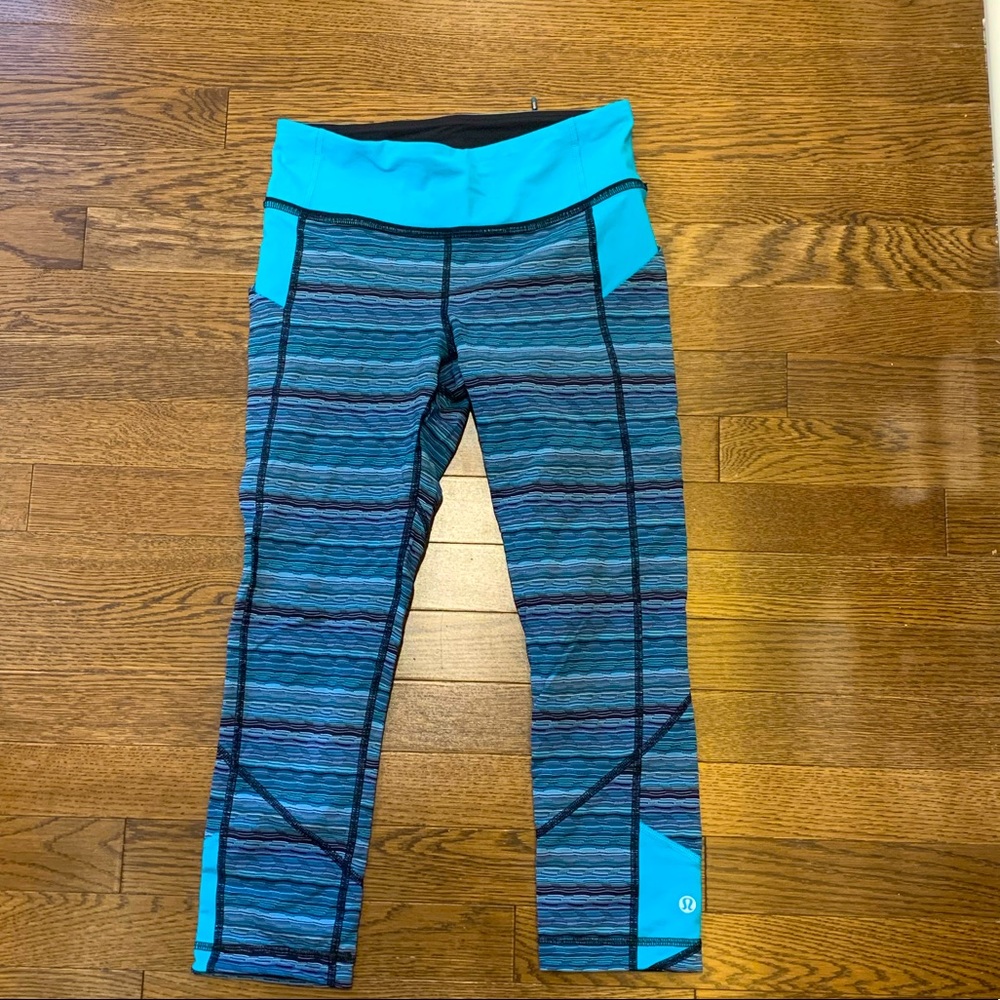 Lululemon Fast and Free cropped leggings